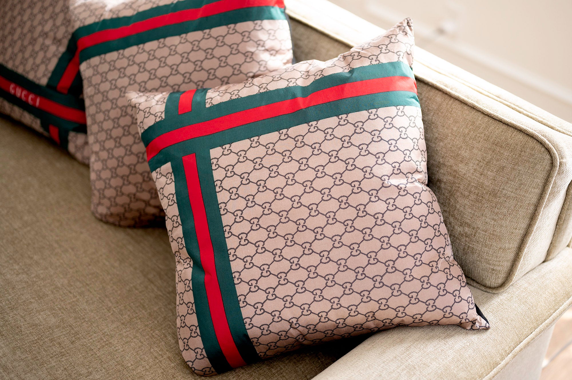 Gucci shop pillow cover